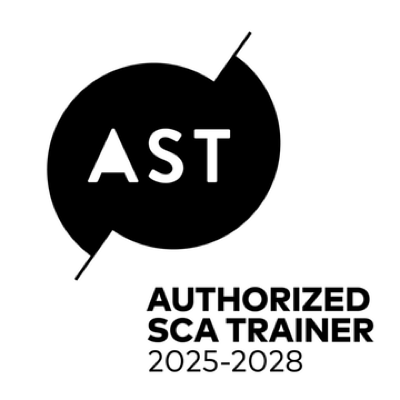 Authorized SCA Trainer 2025–2028 badge